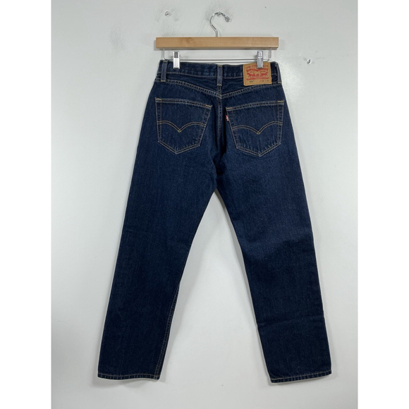 Men’s Excellent Cond. Levi Straus & Co Blue Jeans 505 Dark Blue 29x30 0191/B-5 - Picture 2 of 6